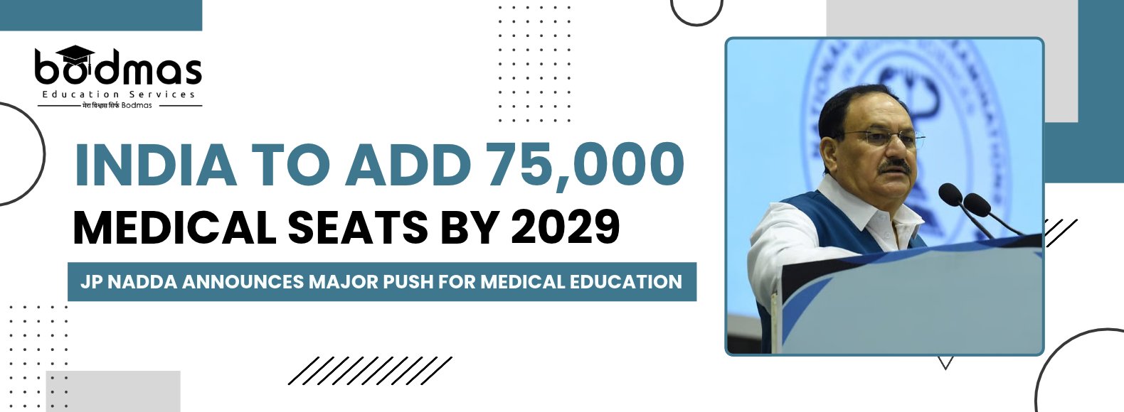 India to Add 75,000 Medical Seats by 2029: JP Nadda Announces Major Push for Medical Education